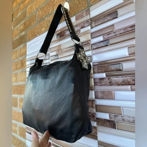 Leather rock usa black leather bag - Picture 3 of 16